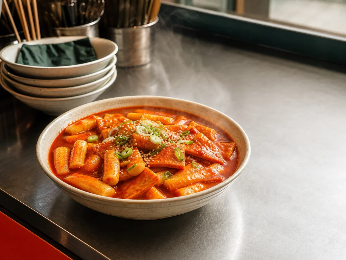 한국 음식 떡볶이